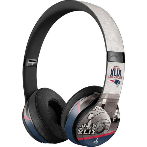 NFL Patriots Super Bowl XLIX Champs Beats Solo 3 Wireless Skin